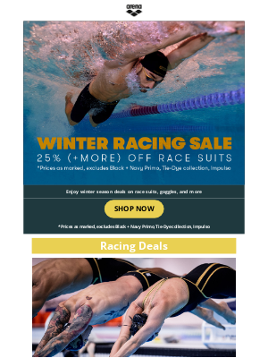 Arena - Don't miss it: winter racing deals end soon