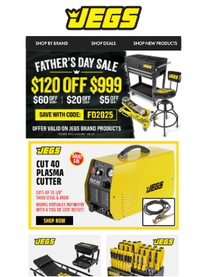 JEGS Performance - Celebrate Father's Day With Savings Up To $120