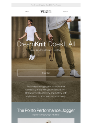 Vuori - DreamKnit™ Does It All