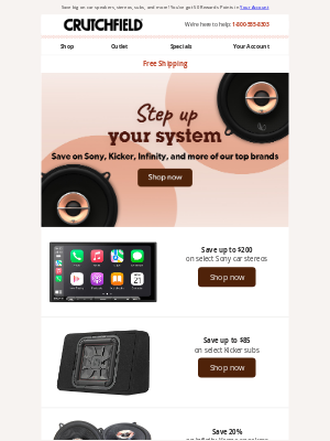 Crutchfield - Car audio deals you won't want to miss 💰