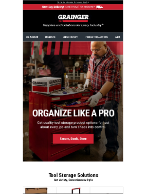Grainger - Organize Like a Pro With These Tool Storage Solutions