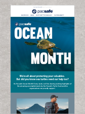 Pacsafe - Protect Your Valuables and Something Even More Important