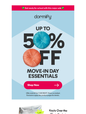 dormify - UP ✏️ TO 📚 50% 🎒 OFF