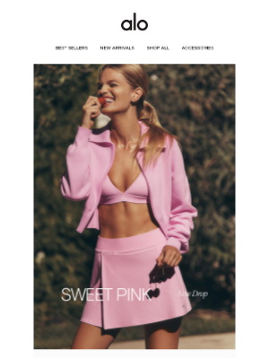 Alo Yoga - New Drop: Sweet Pink