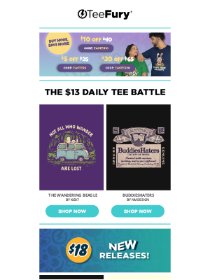 TeeFury - BuddiesHaters