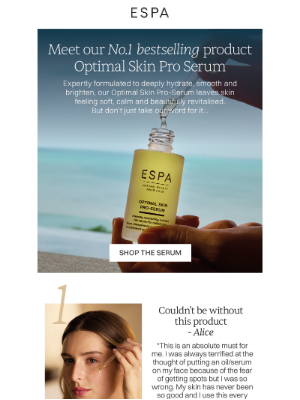 ESPA (United Kingdom) - Meet our No.1 bestseller