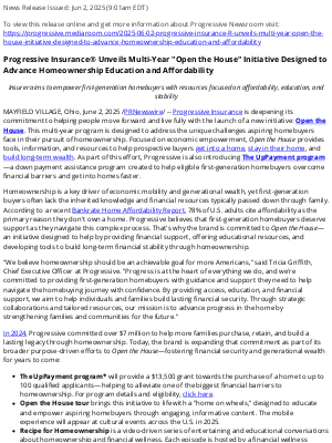 Progressive - Progressive Insurance® Unveils Multi-Year 