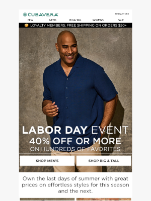 Perry Ellis - The Labor Day Event is Here!
