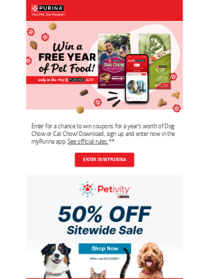 Purina - ✨✨ Freebies, sweepstakes, and a BIG sale inside  ✨✨