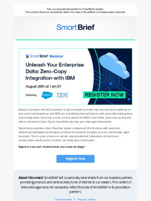 American Veterinary Medical Association (AVMA) - Redefine Your Data Strategy: Salesforce & IBM Zero Copy Integration
