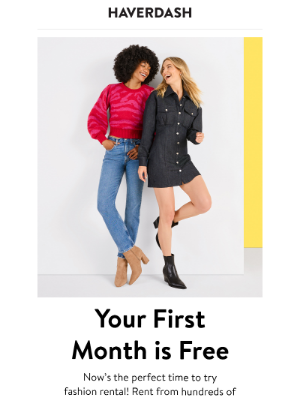 Haverdash - Try fashion rental on us