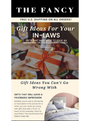 Fancy - Gifting Ideas for the In-Laws