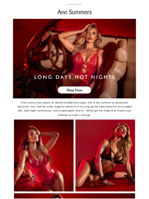 Ann Summers - Long Days, Hot Nights ❤️‍🔥