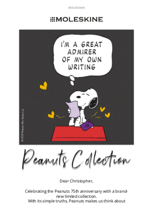 Moleskine - Discover Peanuts Collection