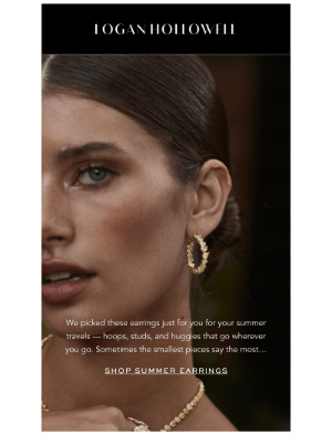 Logan Hollowell Jewelry - The earrings we NEVER take off →