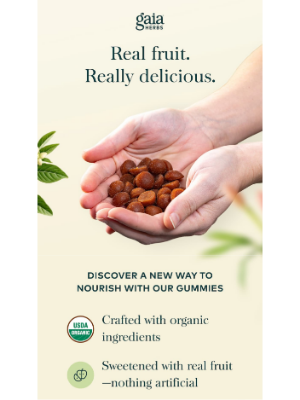 Gaia Herbs - Gummies Packed with Benefits, Not Sugar