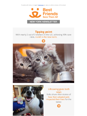 Best Friends Animal Society - The latest in lifesaving, stories to warm your heart, + more