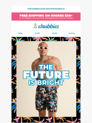 Chubbies - Calling All Trendsetters, Rule Breakers & Vibe Commanders