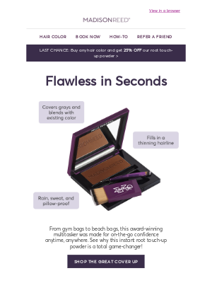 Madison Reed - 💥 Last Chance! 25% OFF Our Ultimate Fast Fix...