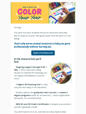 The Art of Ed - 🎨 Color Your Year with Purpose & Free Resources!