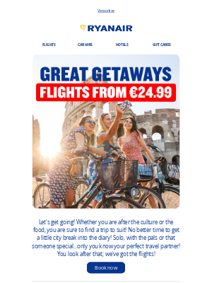 Ryanair - Great getaways