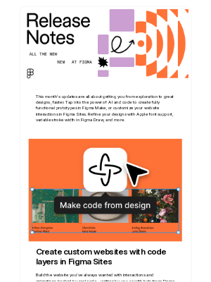 Figma - New Figma releases, just for you
