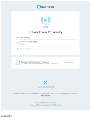 Azendoo - Your Daily Planner
