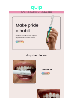 quip - 🫶 20% off Pride Collection