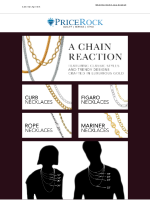 pricerock - ✨ Weekend Gold Chain Sale: Don't Miss Out! ✨