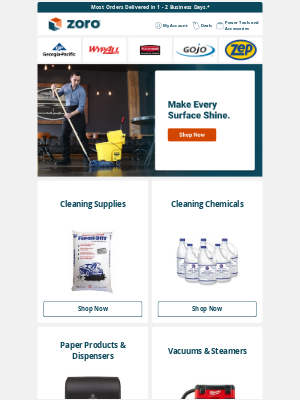 Zoro - Discover Janitorial Supplies, Cleaning Products, and More.