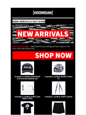 Hoonigan - COP NEW HOONIGAN STUFD