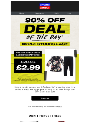 Bob's Stores - ⏰ Tick tock! Your 90% OFF DEAL inside