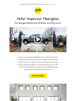 Pella - How Pella Impervia fiberglass delivers best-in-class strength and efficiency.