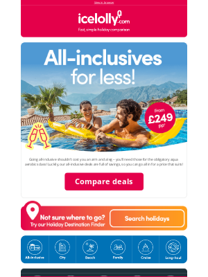 Icelolly (United Kingdom) - 🥳 Go all-inclusive for less! Deals fr £249pp*