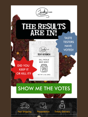 Jerky - The Results Are In! 🎉