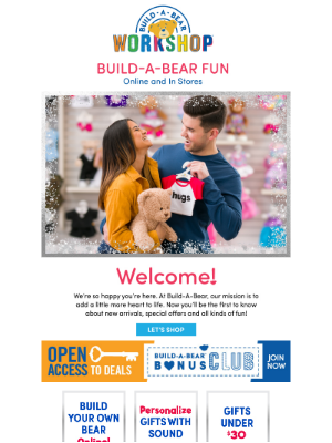 Build-A-Bear Workshop - High Paw! We're So Happy You're Here