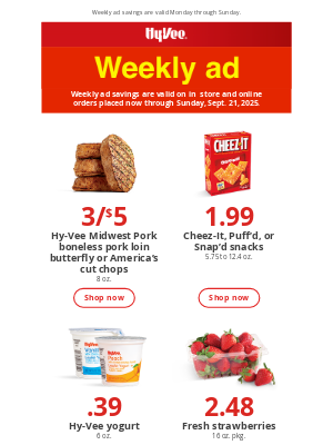 Hy-Vee - Your new weekly ad is live💥