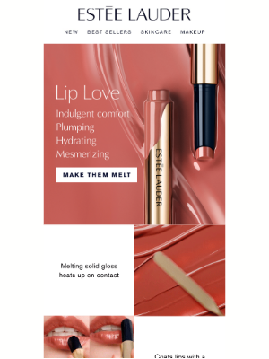 Estée Lauder - Love Your Lips 💕 New Pure Color Melt-On Glosstick