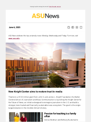 Arizona State University - A push to reimagine journalism