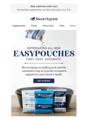 SmartPak Equine - Introducing All-New EasyPouches