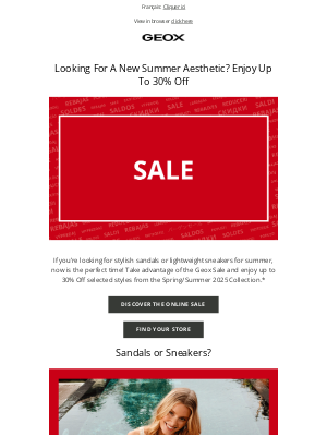 Geox - Summer Sandals & Sneakers Now Up To 30% Off