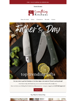 Everything Kitchens - ⛺ Yes, Dad Wants This FOLDING Chef's Knife for Father's Day