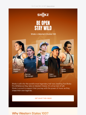 Shokz - 🏃Western States is Coming! Stay Wild with Shokz.