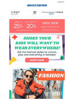 SKECHERS - Fresh styles your kids will want to wear all day