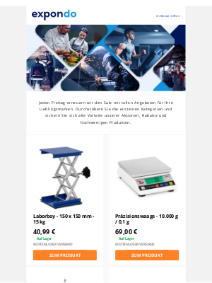 Expondo (Germany) - Diese Produkte gibt’s dieses Wochenende günstiger.