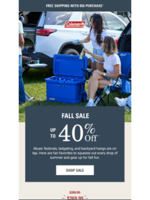 Coleman Company - Up to 40% Off these fan favorites