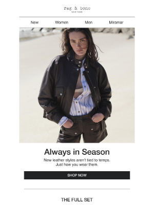 rag & bone - It's Always Leather Weather