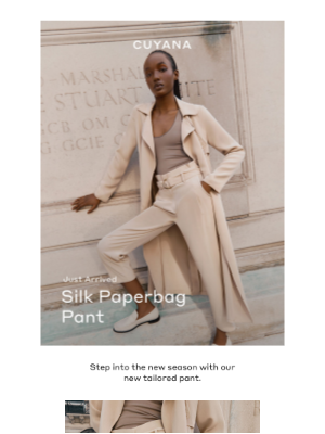 Cuyana - New Arrival: Silk Paperbag Pant