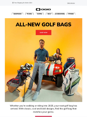 Ogio - Hot Off The Greens: New Golf Bags Are Here