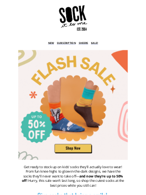 Sock It to Me - Kid-Approved Socks, Parent-Approved Prices – Up to 50% Off!